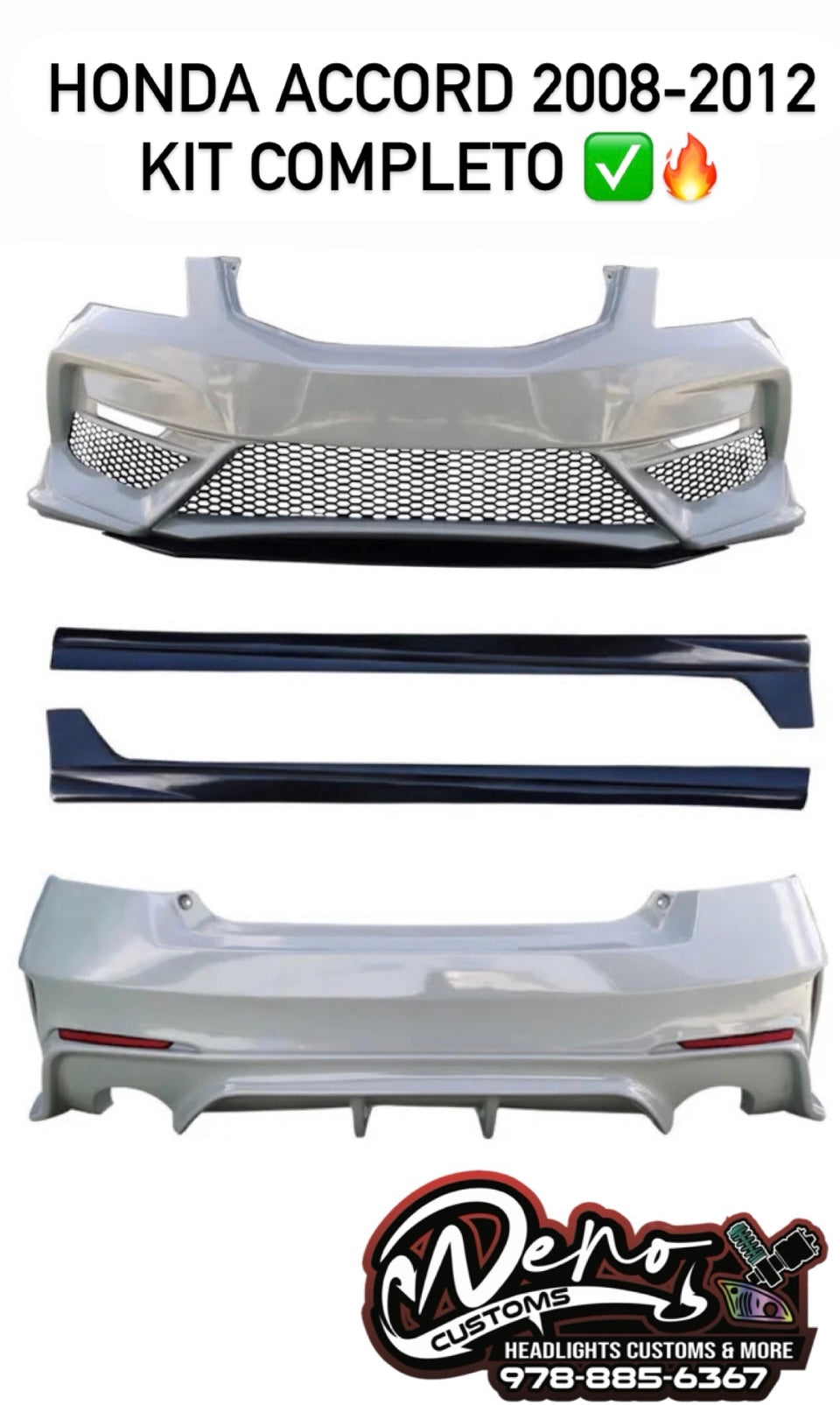 body kit for Honda Accord sedan. 2008-2012