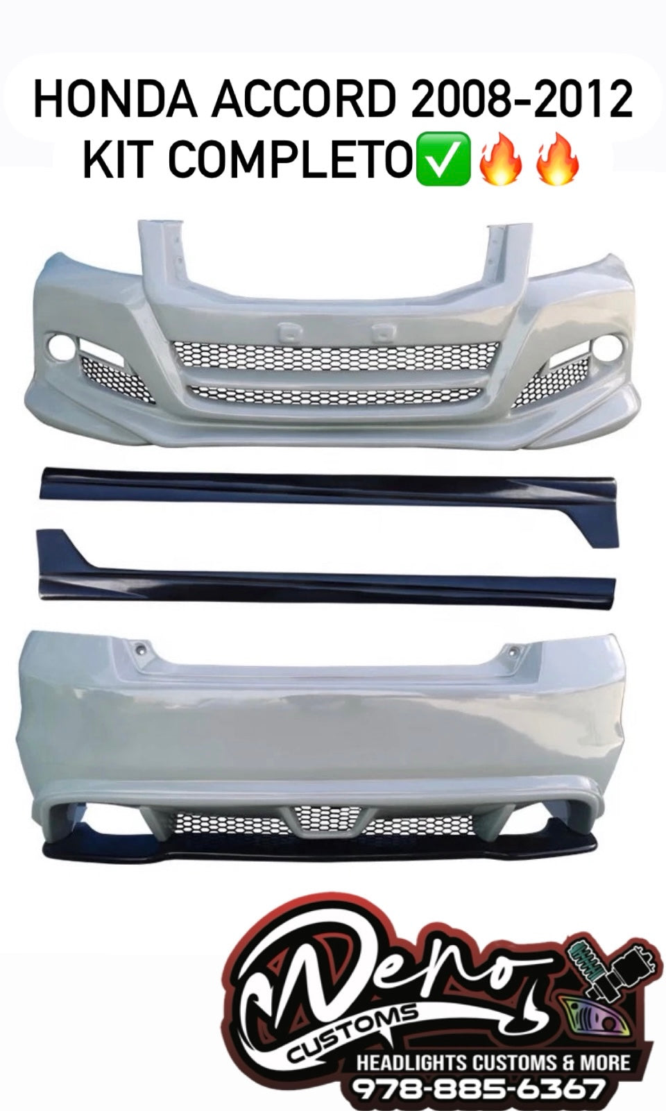 body kit for Honda Accord sedan. 2008-2012