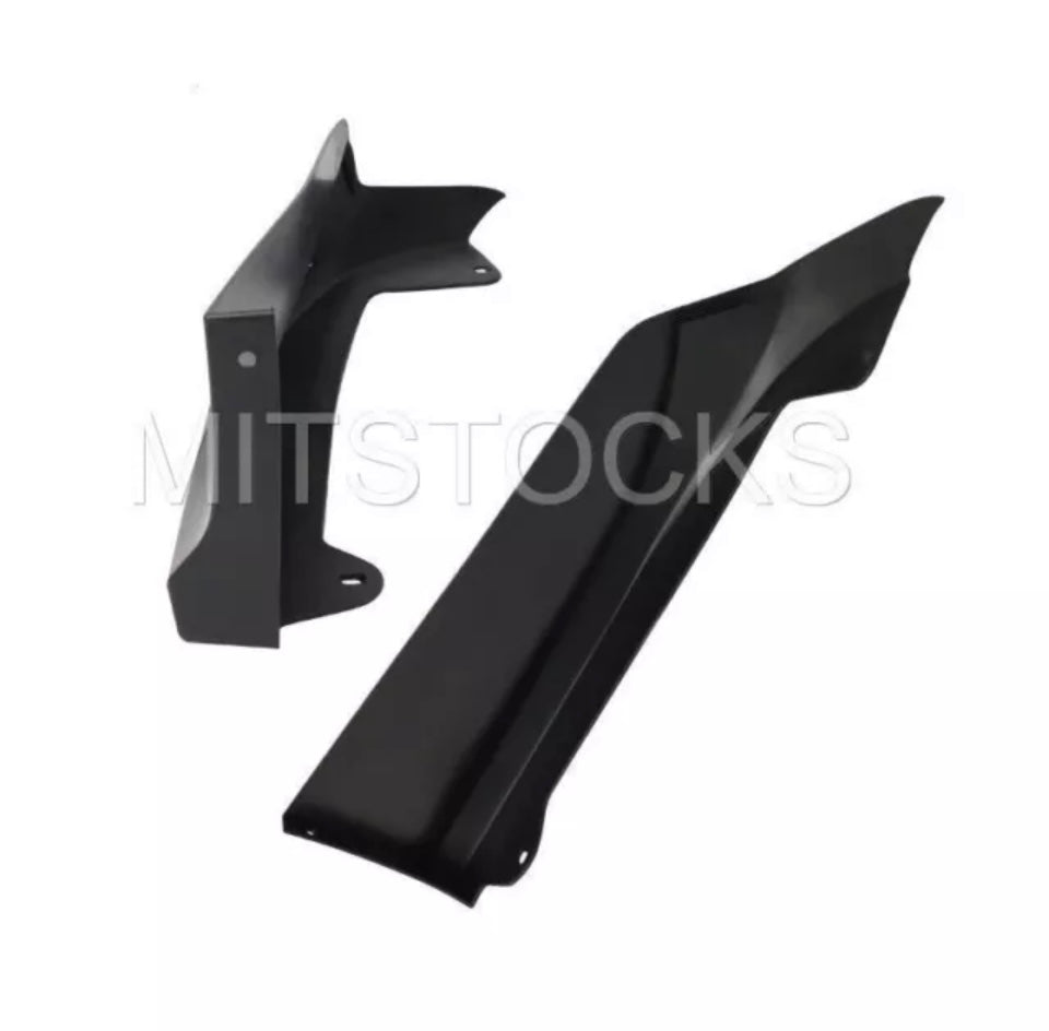 For 16 17 Accord Sedan 4D HFP Style Front + Rear Bumper Lip Splitter Spoiler PU