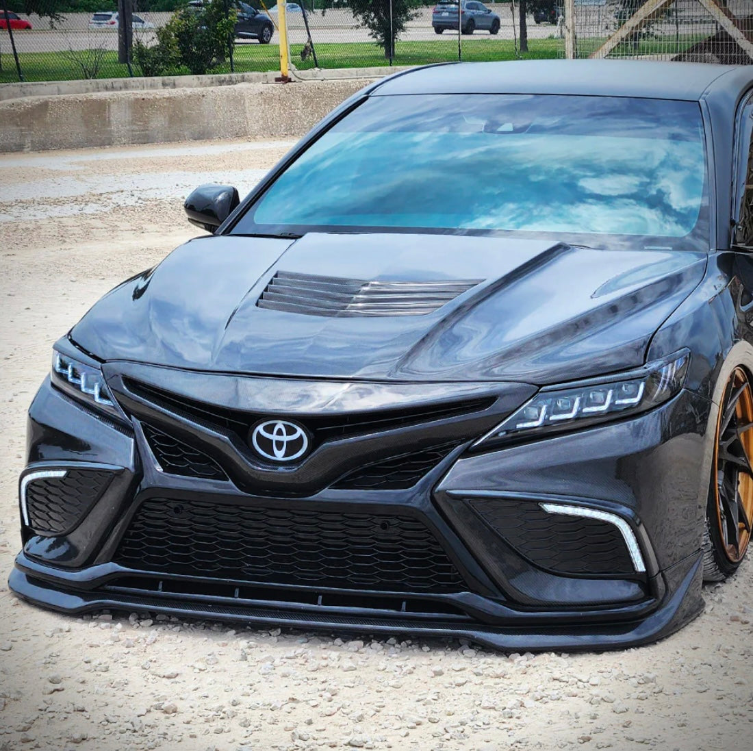 Headlights for Toyota Camry 2018-2024 LE/SE/XLE/XSE/TRD (RGB Quad Projector)