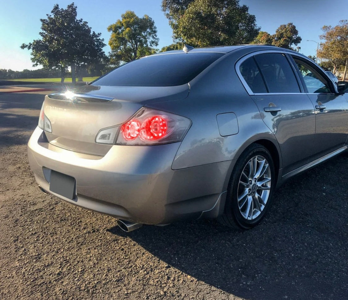 2007-2013 Infiniti G35 4D, 2009-2013 G37 4D & 2015 Q40 4D Sedan All Clear Lens LED Tail Lights