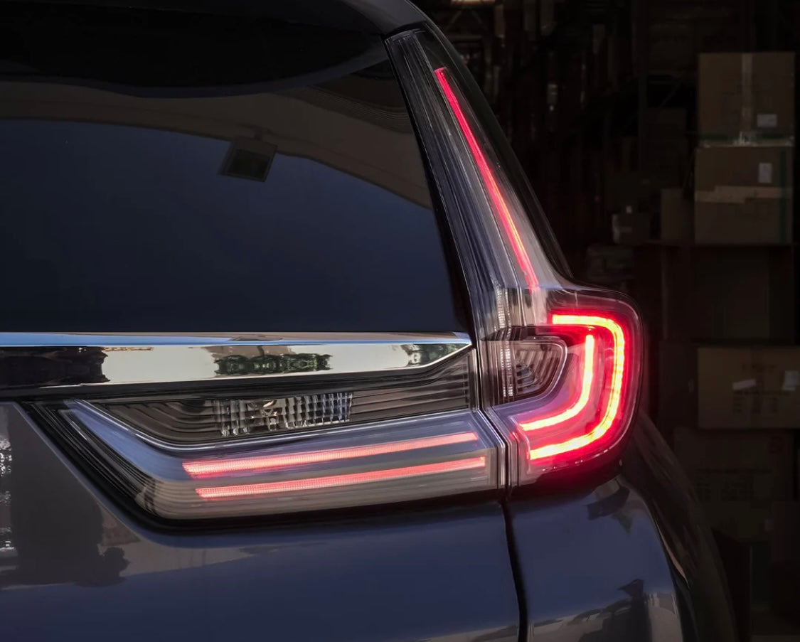 2017-2022 Honda CR-V Black Housing Clear Lens LED 4 Piece Tail Lights