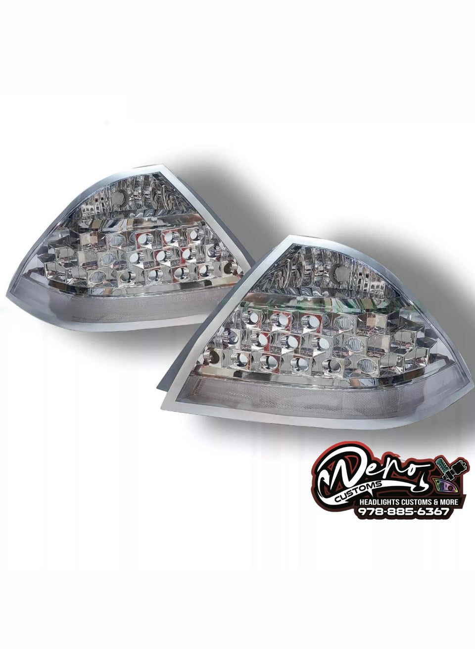 Clear Lens Brake Tail Lights Turn Signal Cover For Accod Sedan 06-07