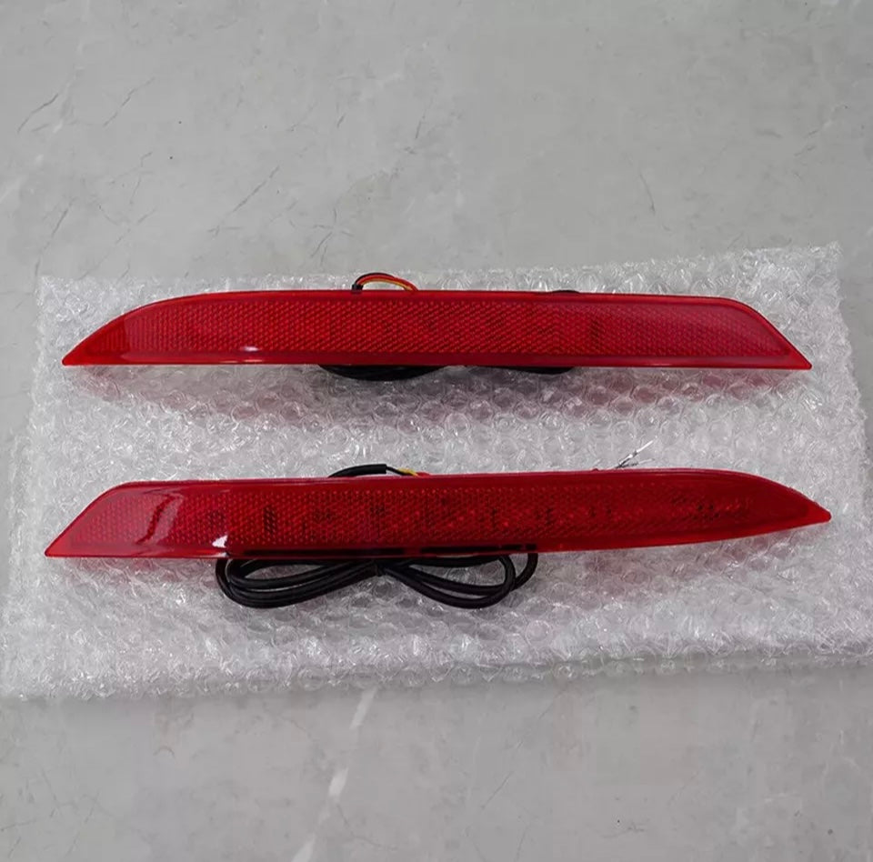For 2016 2017 Honda Accord Red Rear Bumper Reflector Light Tail Light Brake Lamp