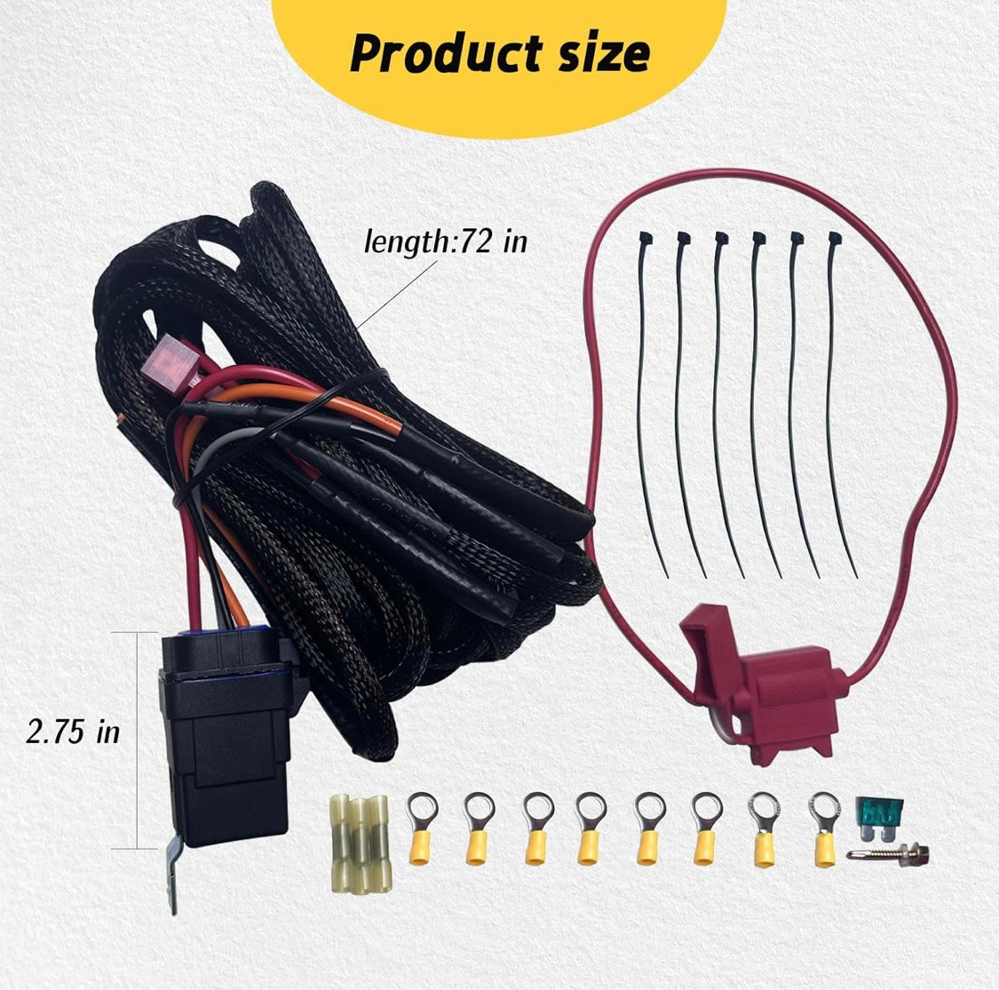 27703 Wiring Harness for Second Compressor, Compatible with 3P & 3H Systems, Add a Compressor with Required Harness Kit for Installation