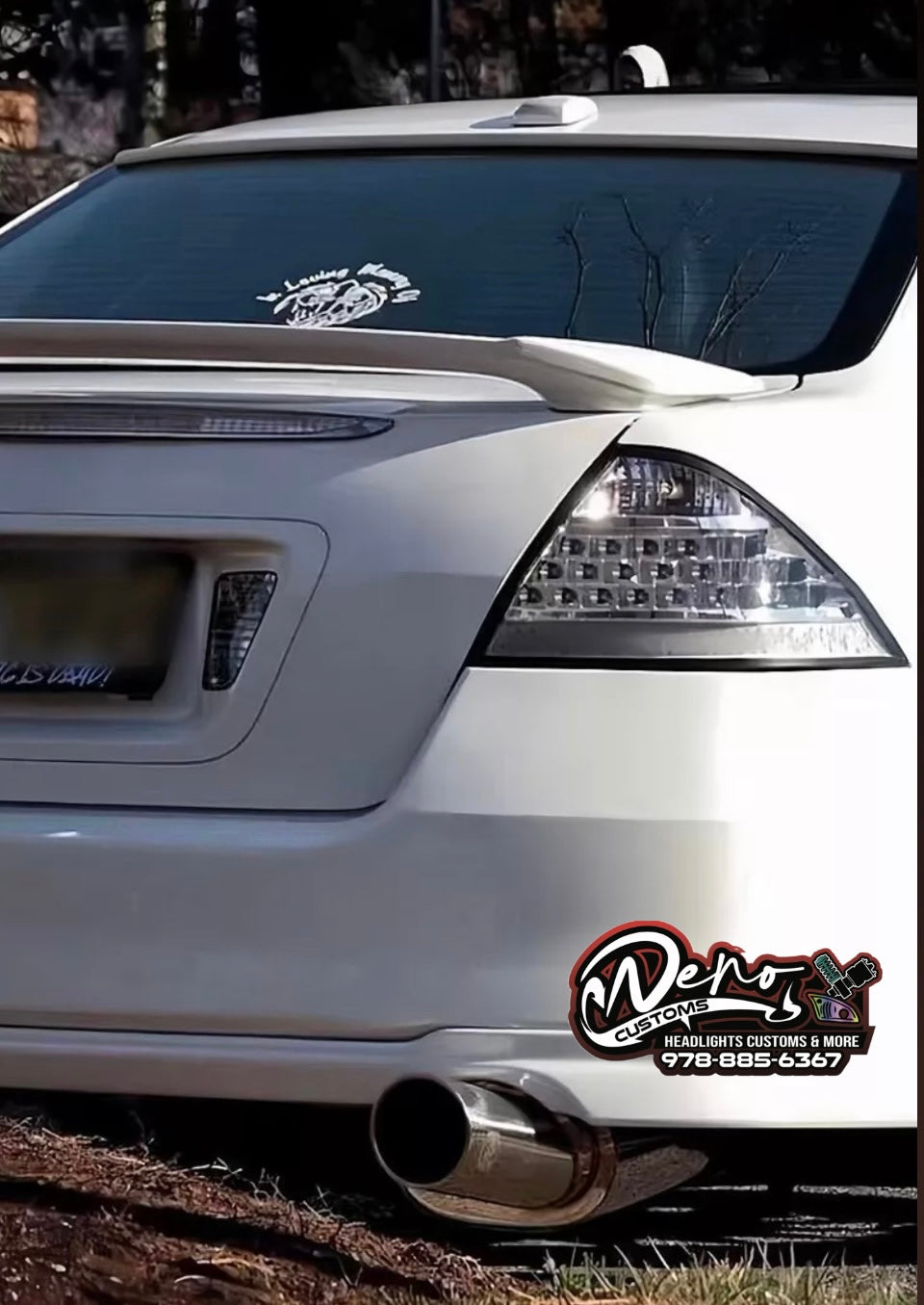 Clear Lens Brake Tail Lights Turn Signal Cover For Accod Sedan 06-07