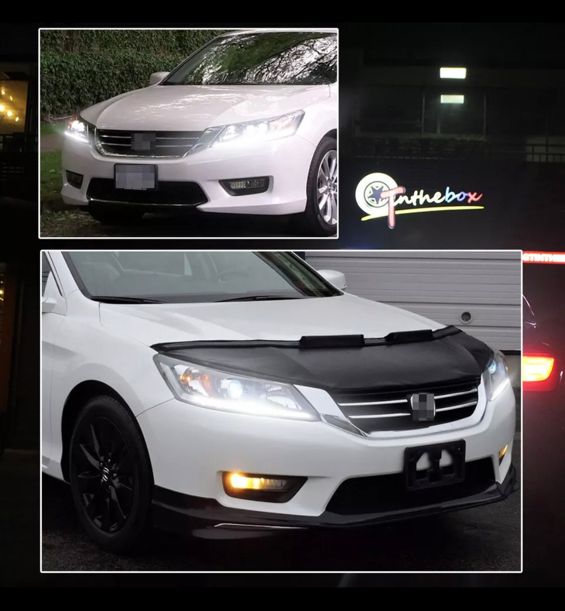 For 13-15 Honda Accord Sedan Switchback LED Bulb Turn Signal Light DRL Headlight