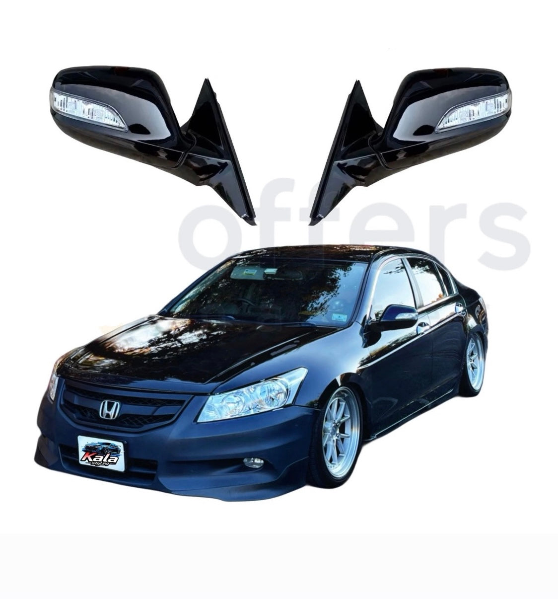 8th Gen Accord Side Mirrors With Turn Signal JDM 2008-12 Honda Accord