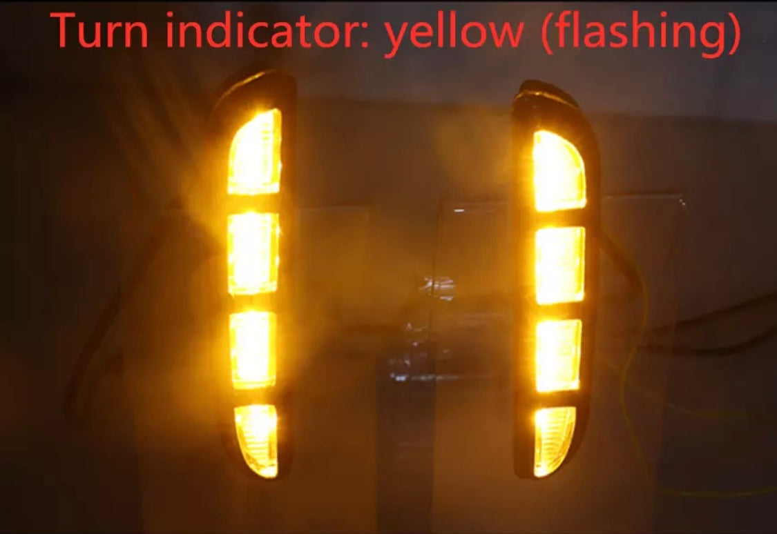 2x DRL For Honda Accord 2021 2022 LED Daytime Running Light Fog lamp