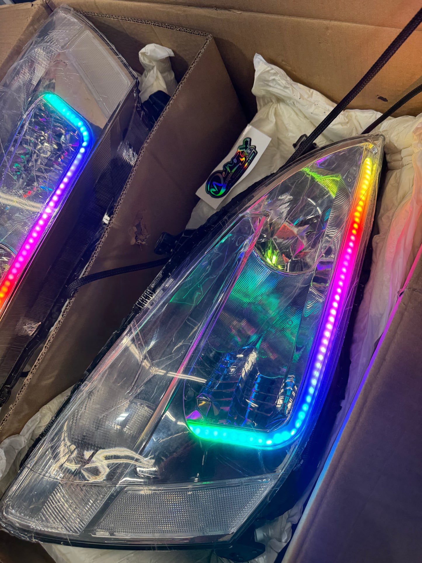 03-07 Honda Accord Customs LED RGB Headlights