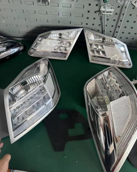 Crystal Clear Lens Brake Tail Lights Turn Signal Cover For 2013-2015 Honda Accord Sedan