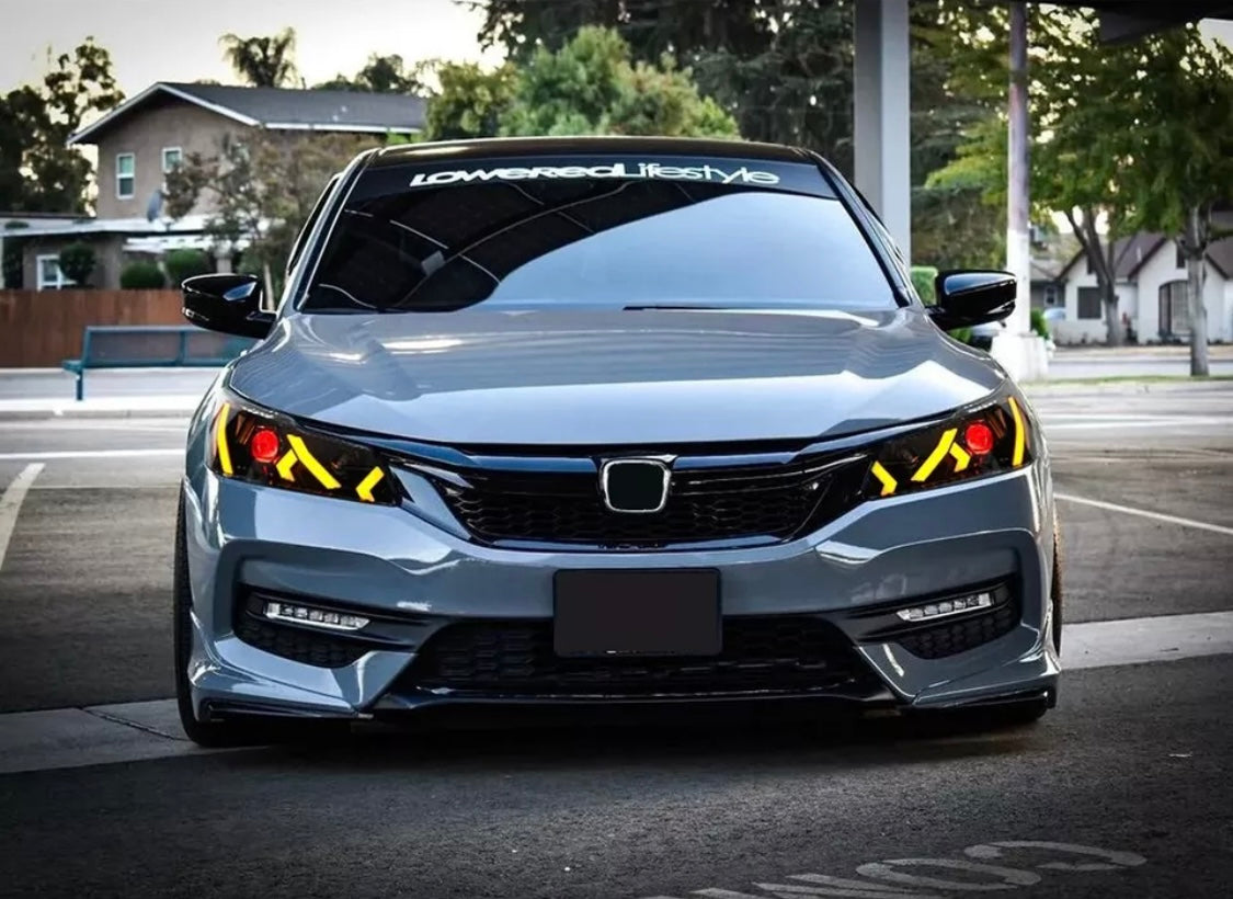 LED Headlights for Honda Accord 9th Gen 2016 2017 Front Lamps Sequential
