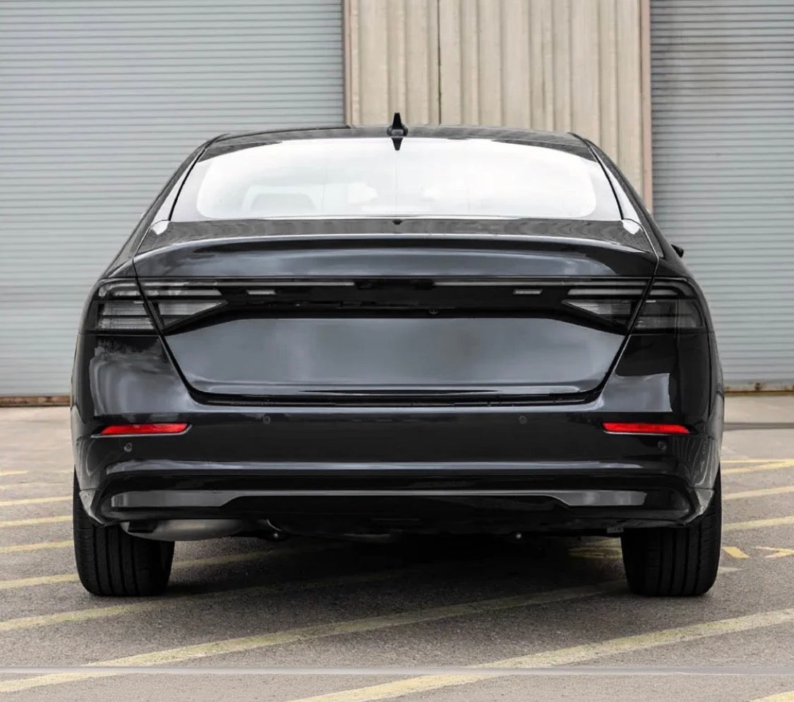 2023-2026 Honda Accord 4D Sedan Black Housing All Clear Lens Full LED 3PC Tail Lights