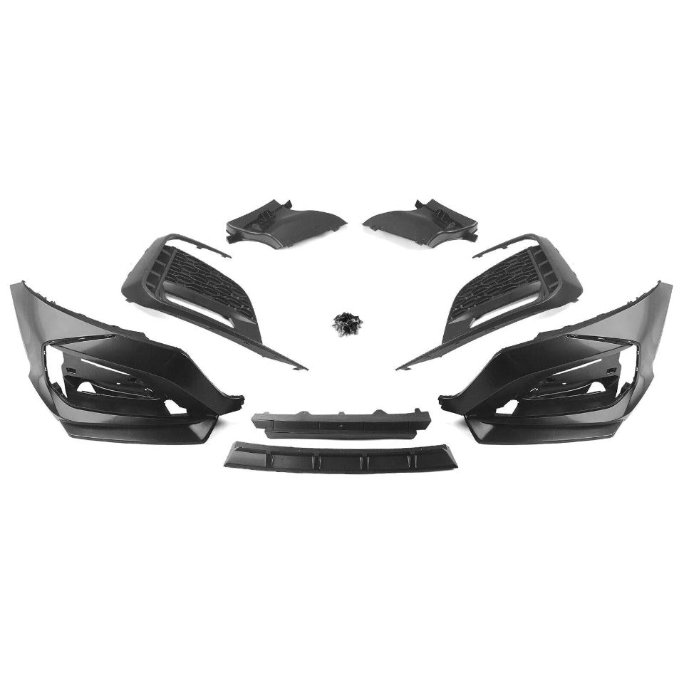 YOFER front bumper trim for the 10th-generation Honda Accord (2018-2021), available only in gloss black.