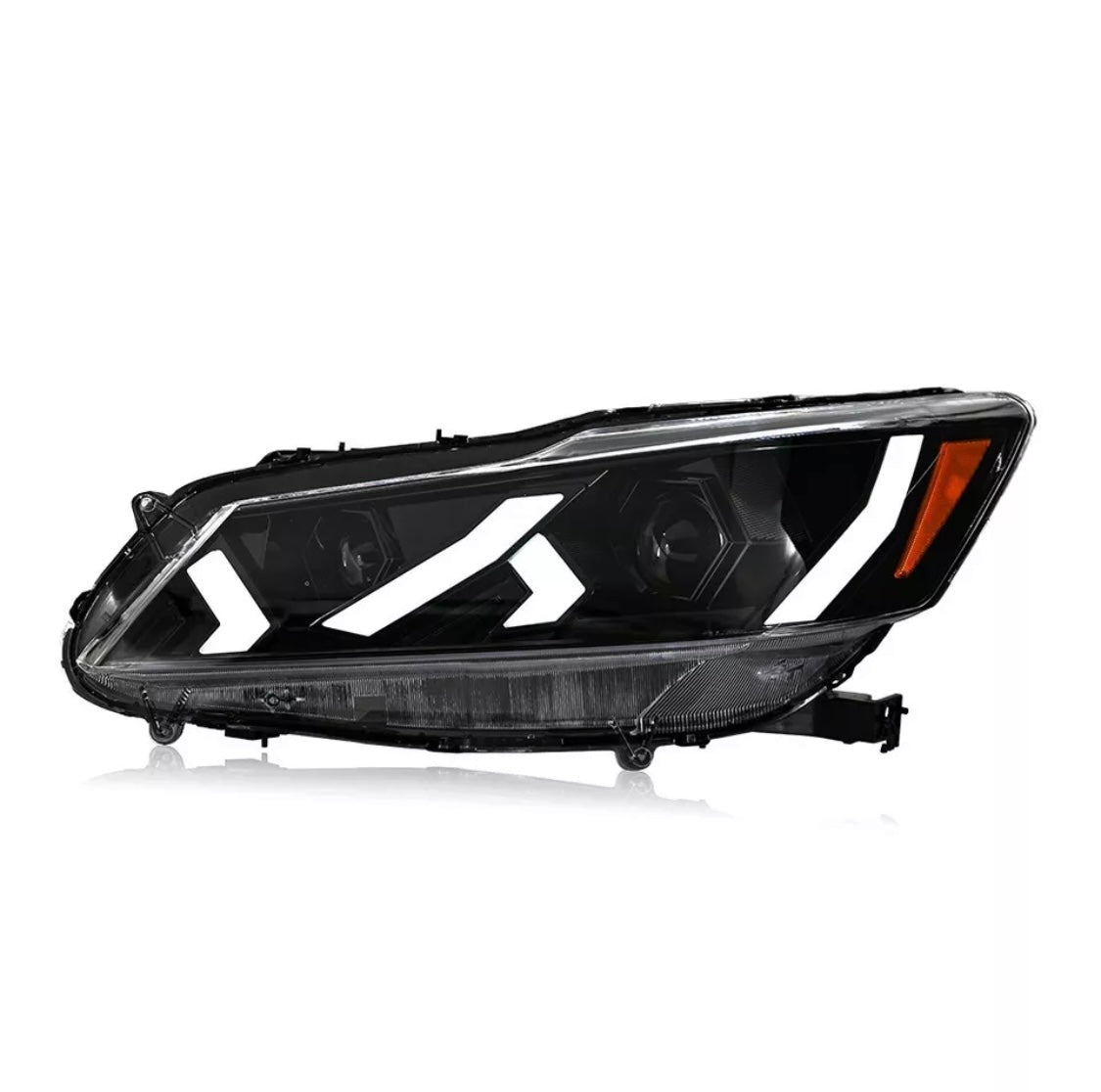 LED Headlights for Honda Accord 9th Gen 2016 2017 Front Lamps Sequential