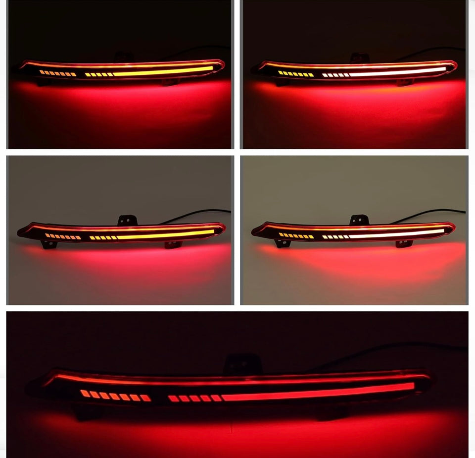 Luz de parachoques LED trasera compatible con Honda Accord 2018-2023 Reflector trasero, luces traseras, lámparas