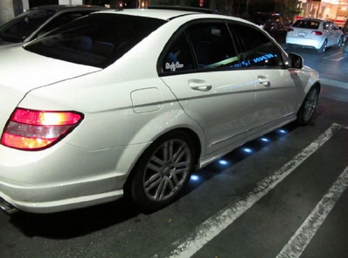 White 95" Brabus Style 45-LED Lights Under Car Puddle Lighting Ground Effect Kit