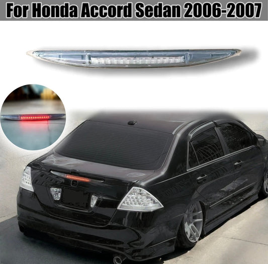 For Honda Accord Sedan 2006-2007 Clear Rear Tail Light 3RD High Mount Brake Lamp