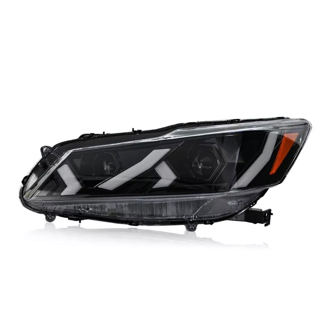 LED Headlights for Honda Accord 9th Gen 2016 2017 Front Lamps Sequential