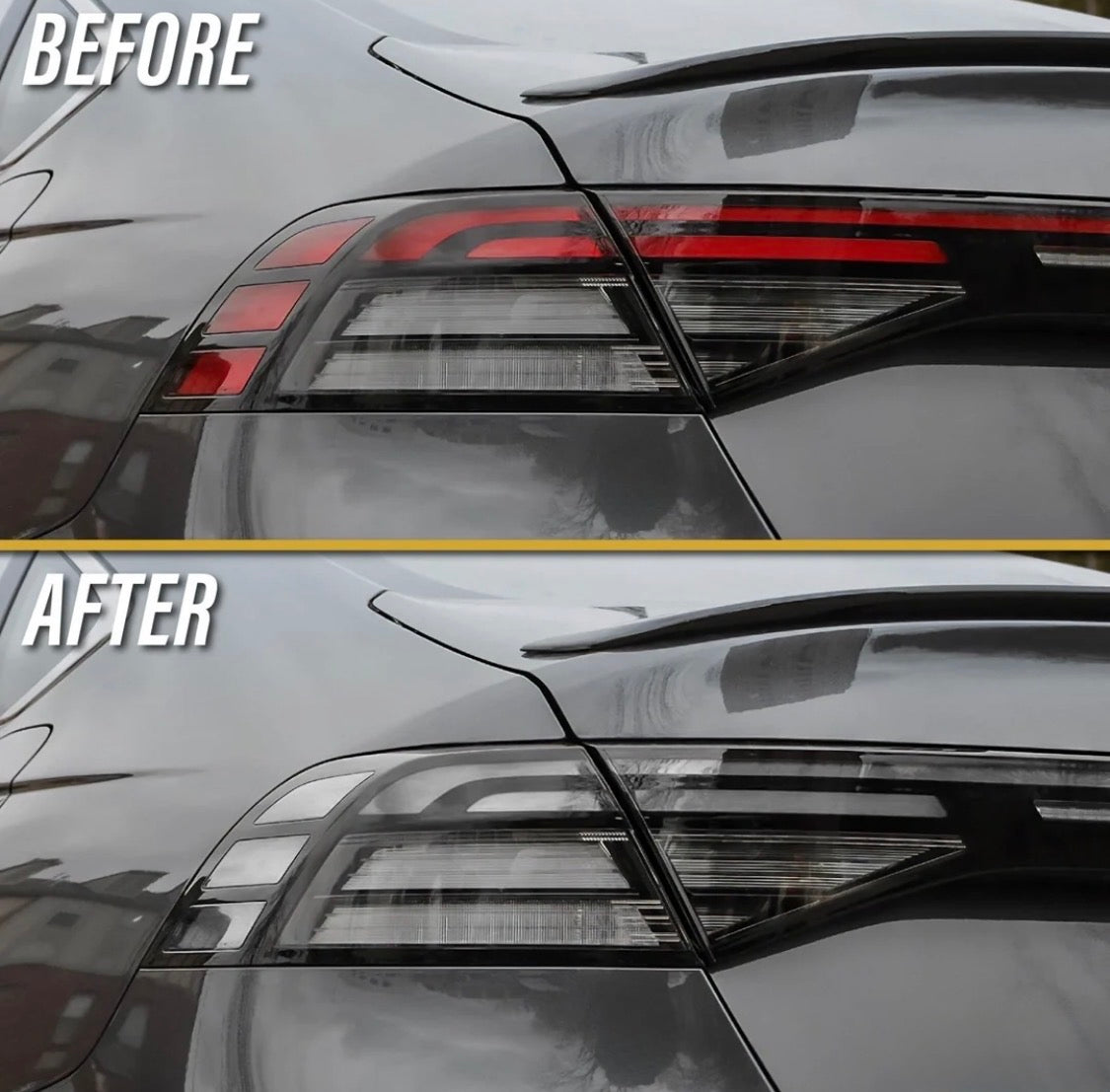 2023-2026 Honda Accord 4D Sedan Black Housing All Clear Lens Full LED 3PC Tail Lights