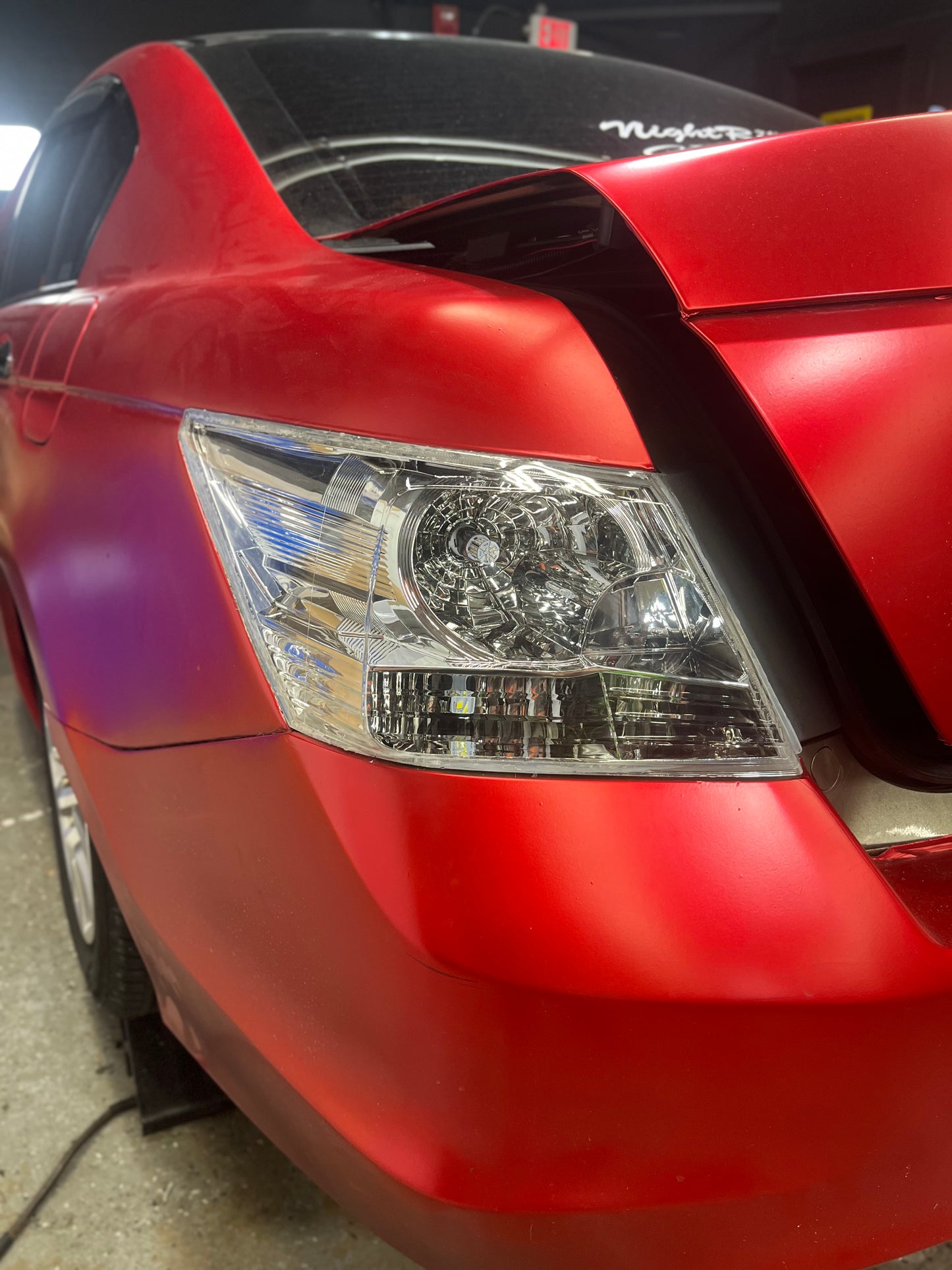 Crystal Clear Lens Brake Tail Light Turn Signal Cover For 2008-2012 Honda Accord Sedan