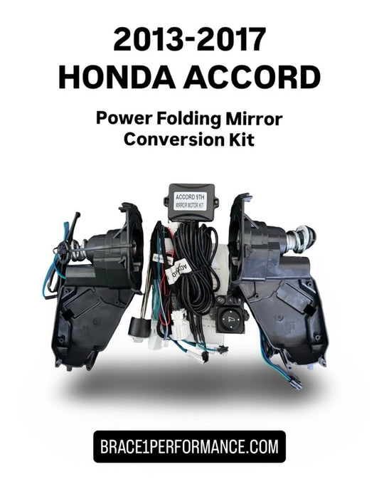 Power Folding Unfolding Rearview Mirror Assembly Kit For HONDA ACCORD 2013-2017