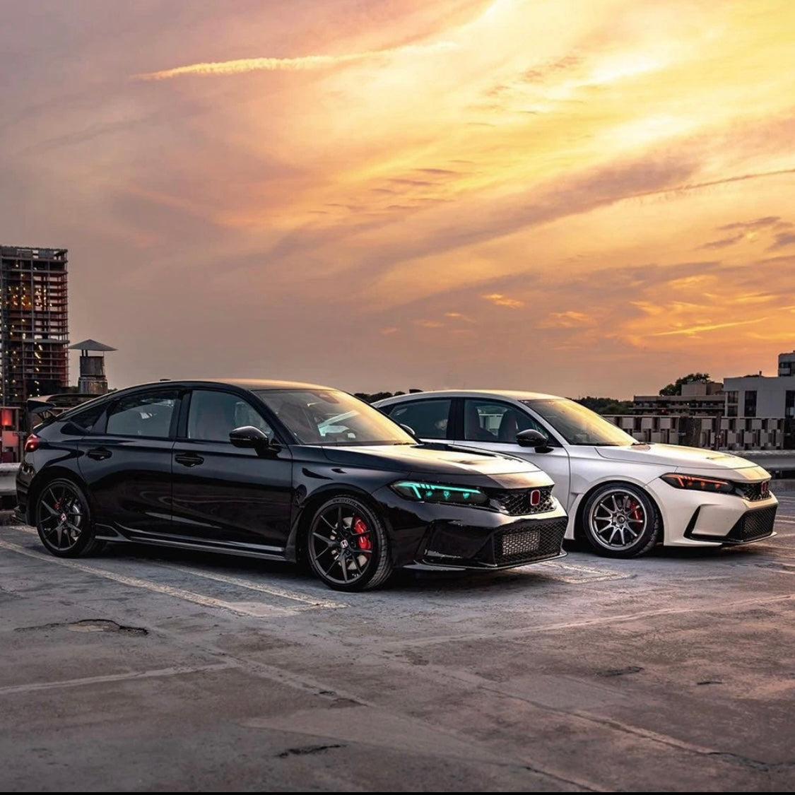 Pair RGB LED Headlights For Honda Civic 11th Gen 2022-2025 Front Lamp Sequential