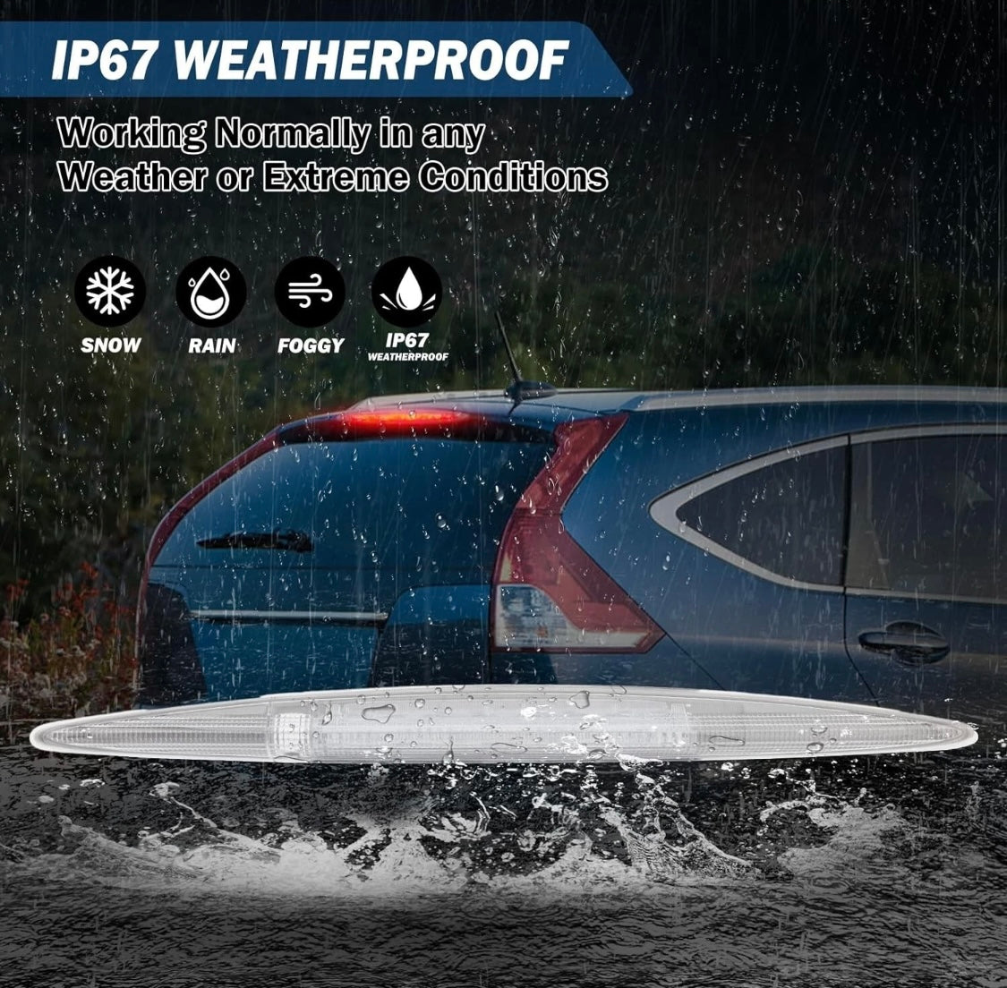 Rear High Mount 3rd Brake Tail Light Lamp For Honda CR-V 2012 2013 2014-2016