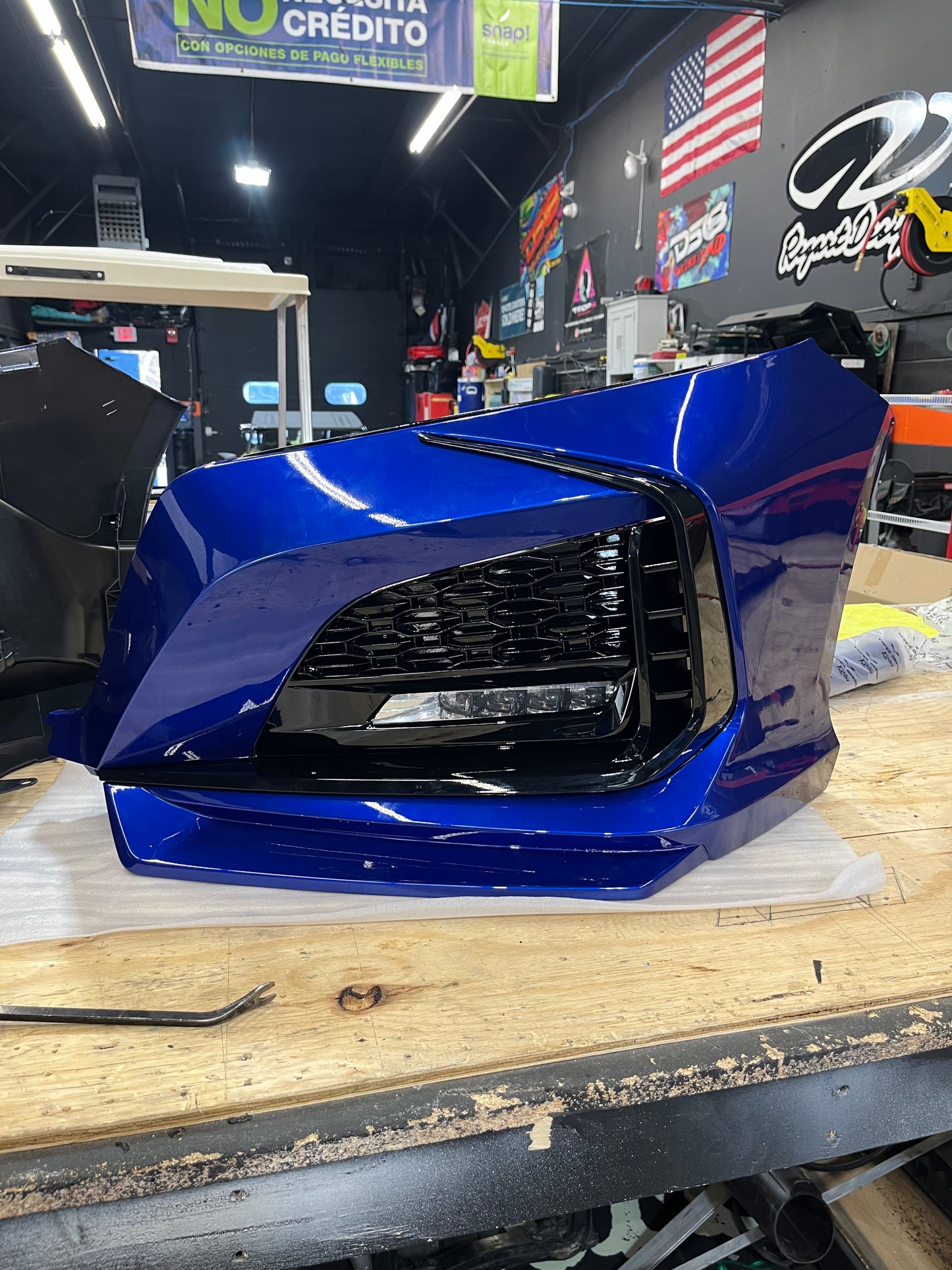 YOFER front bumper trim for the 10th-generation Honda Accord (2018-2021), available only in gloss black.