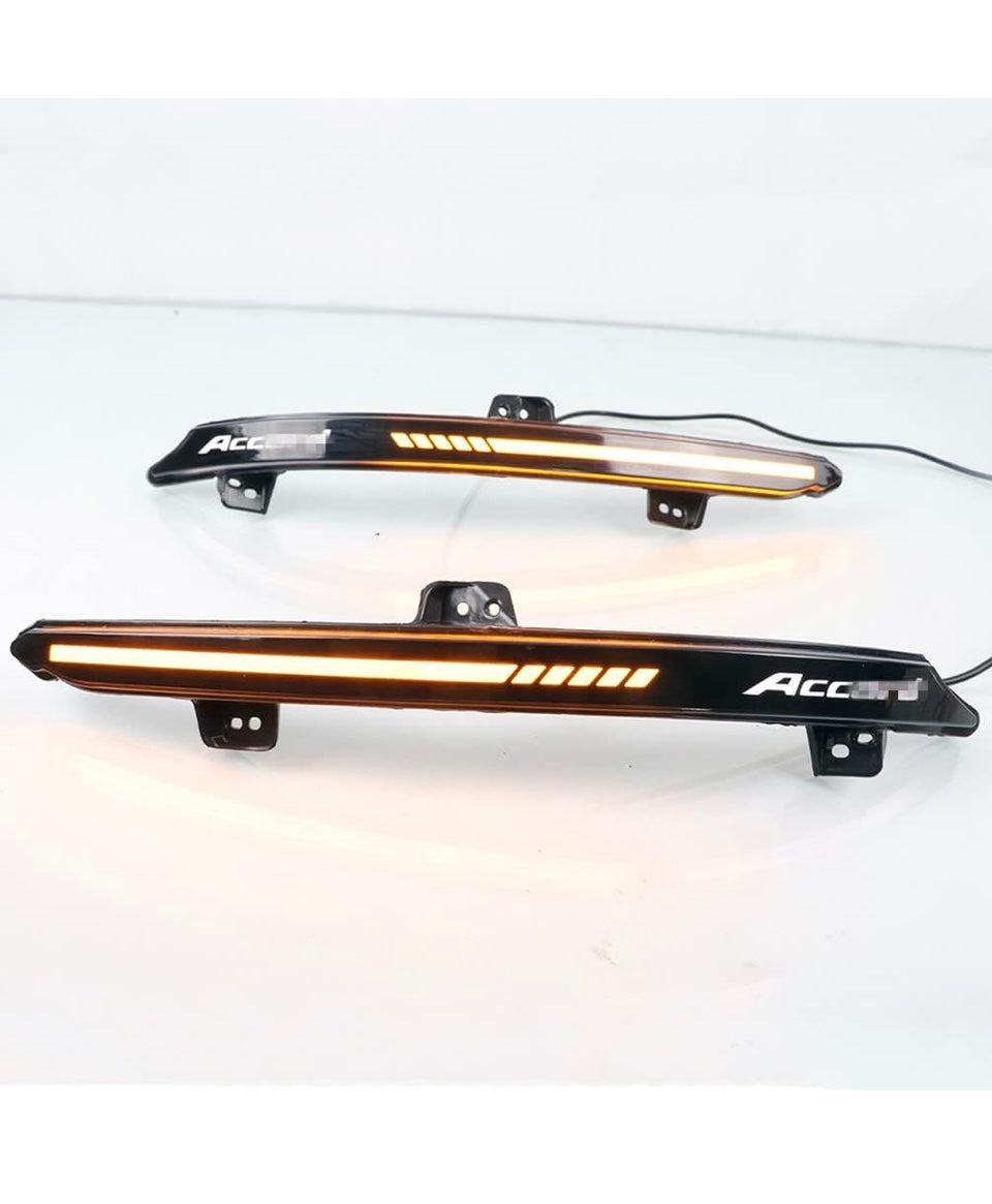Luz de parachoques LED trasera compatible con Honda Accord 2018-2023 Reflector trasero, luces traseras, lámparas