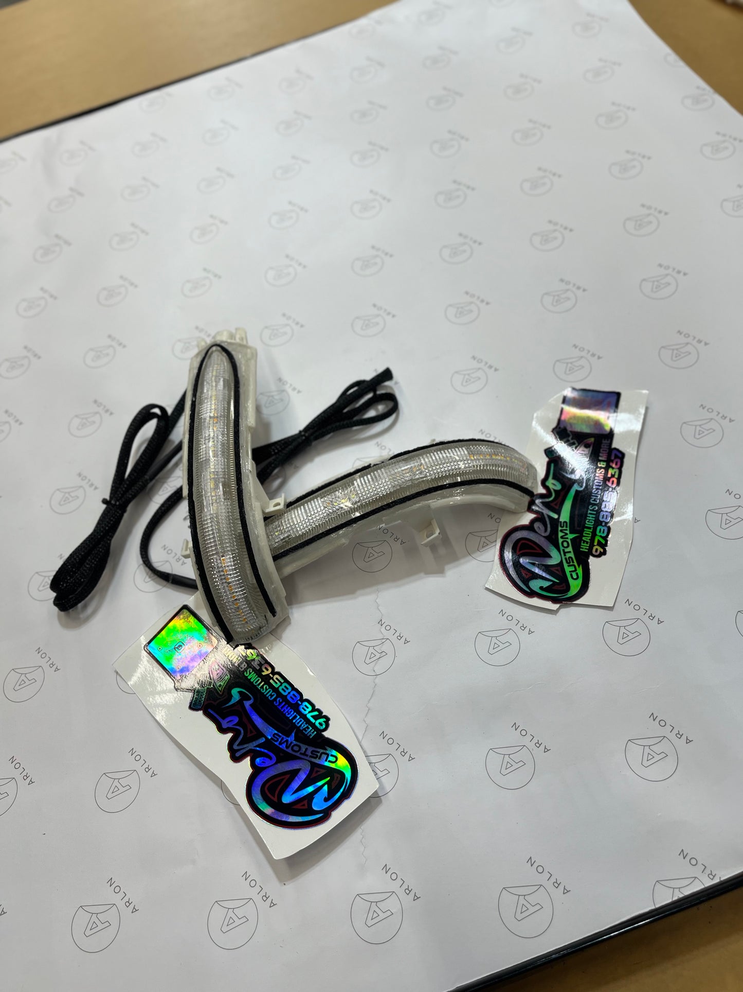 Sequential LED Turn Signal Light + DRL for Acura TSX 2004-2008  Honda Accord Hybrid 2006-2007 Custom Side Mirror.