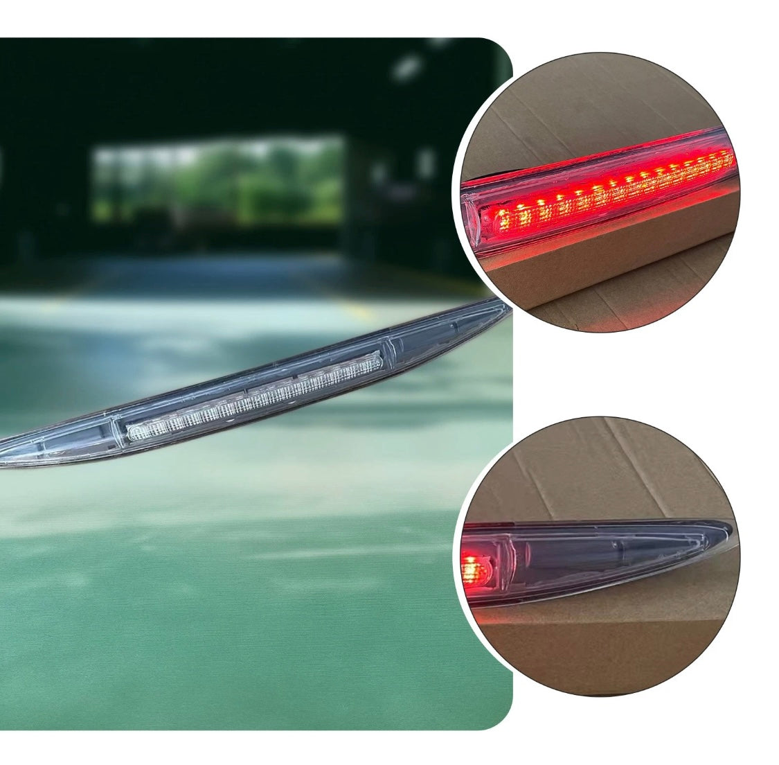 For Honda Accord Sedan 2006-2007 Clear Rear Tail Light 3RD High Mount Brake Lamp