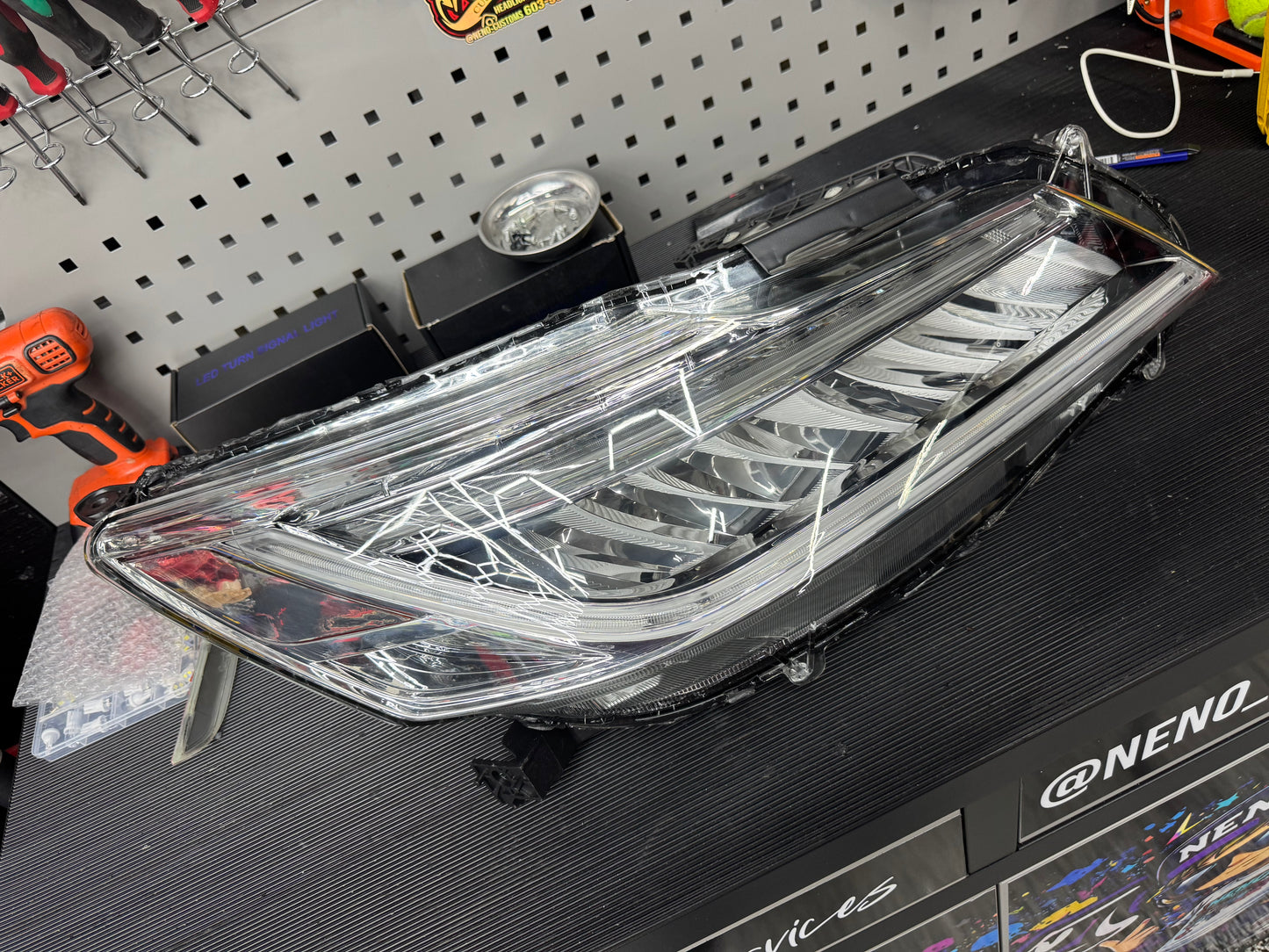 2016-2017 Honda Accord Touring Sedan Only LED Headlight Assy Right&Left Side