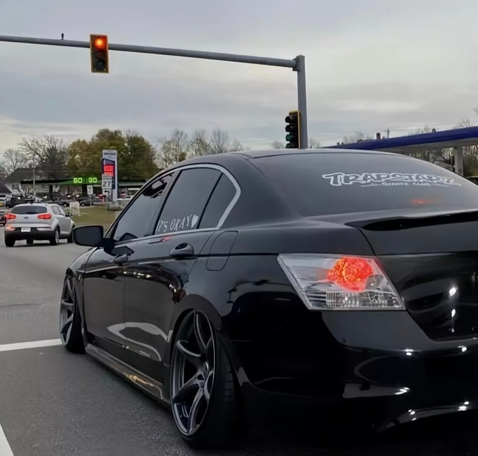 Crystal Clear Lens Brake Tail Light Turn Signal Cover For 2008-2012 Honda Accord Sedan