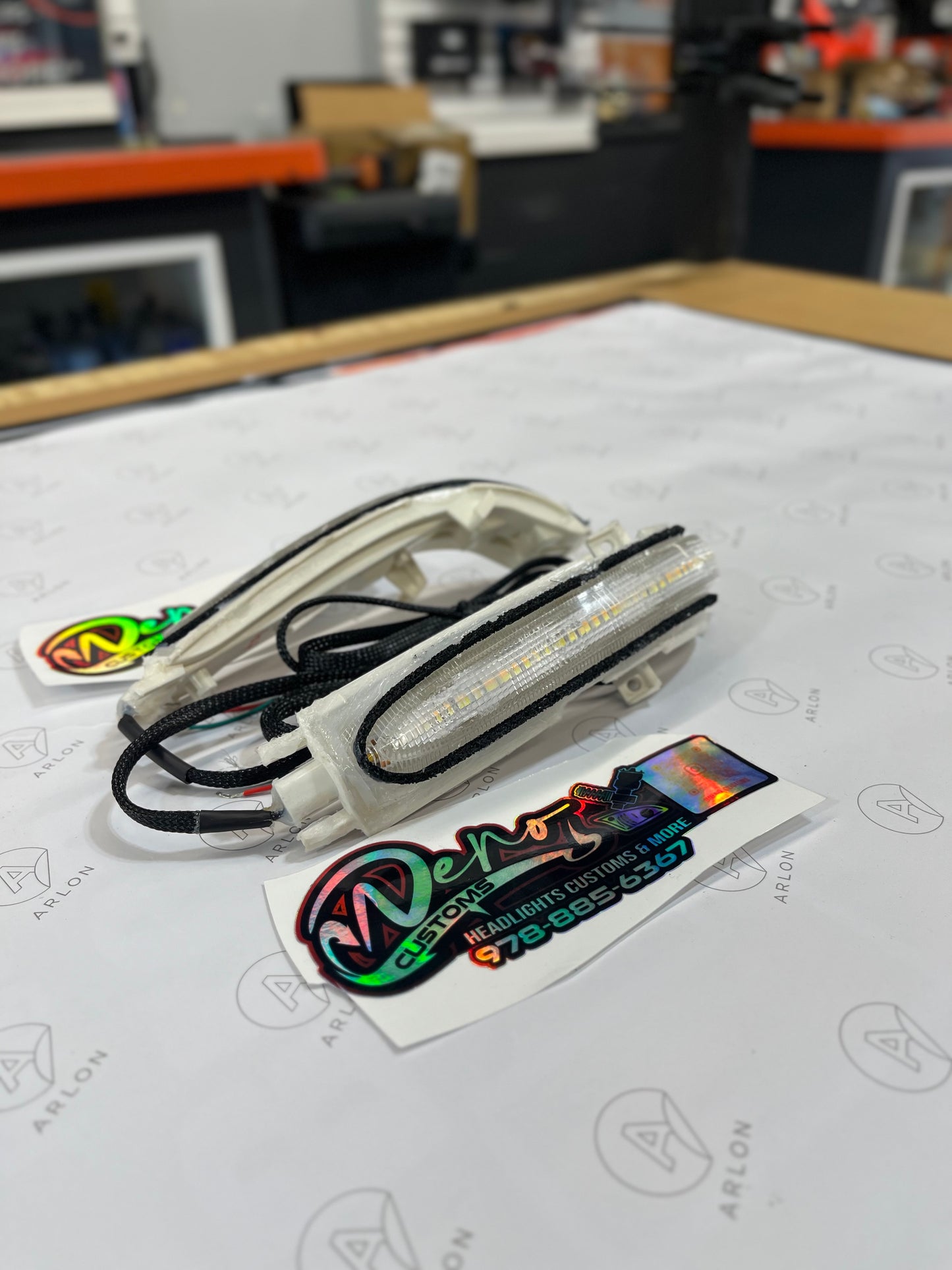 Sequential LED Turn Signal Light + DRL for Acura TSX 2004-2008  Honda Accord Hybrid 2006-2007 Custom Side Mirror.