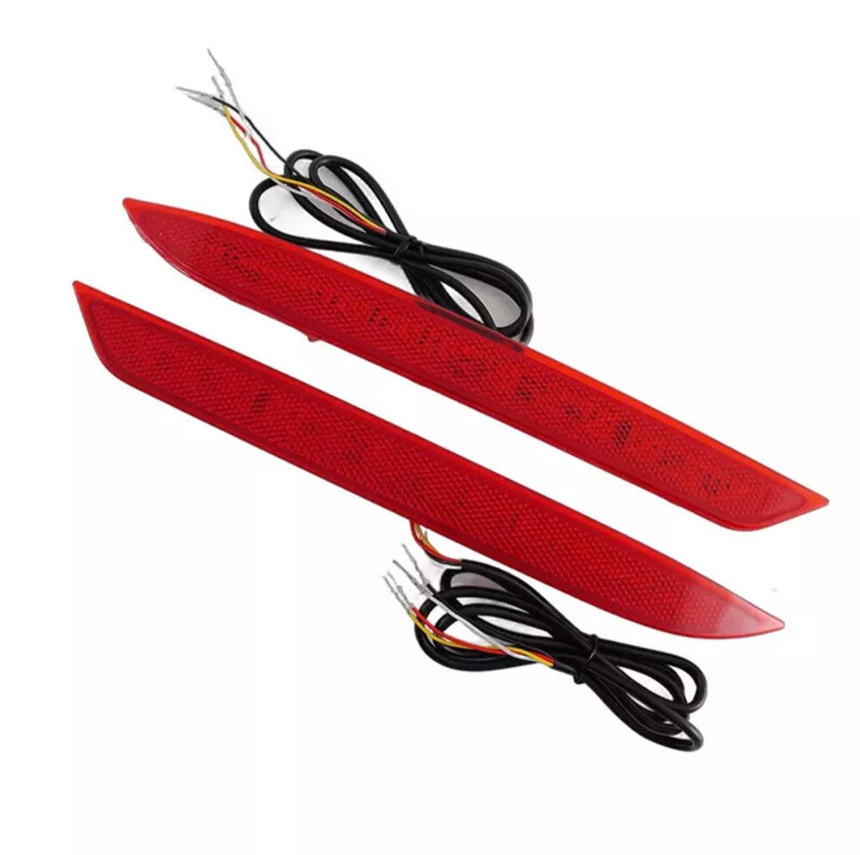 For 2016 2017 Honda Accord Red Rear Bumper Reflector Light Tail Light Brake Lamp