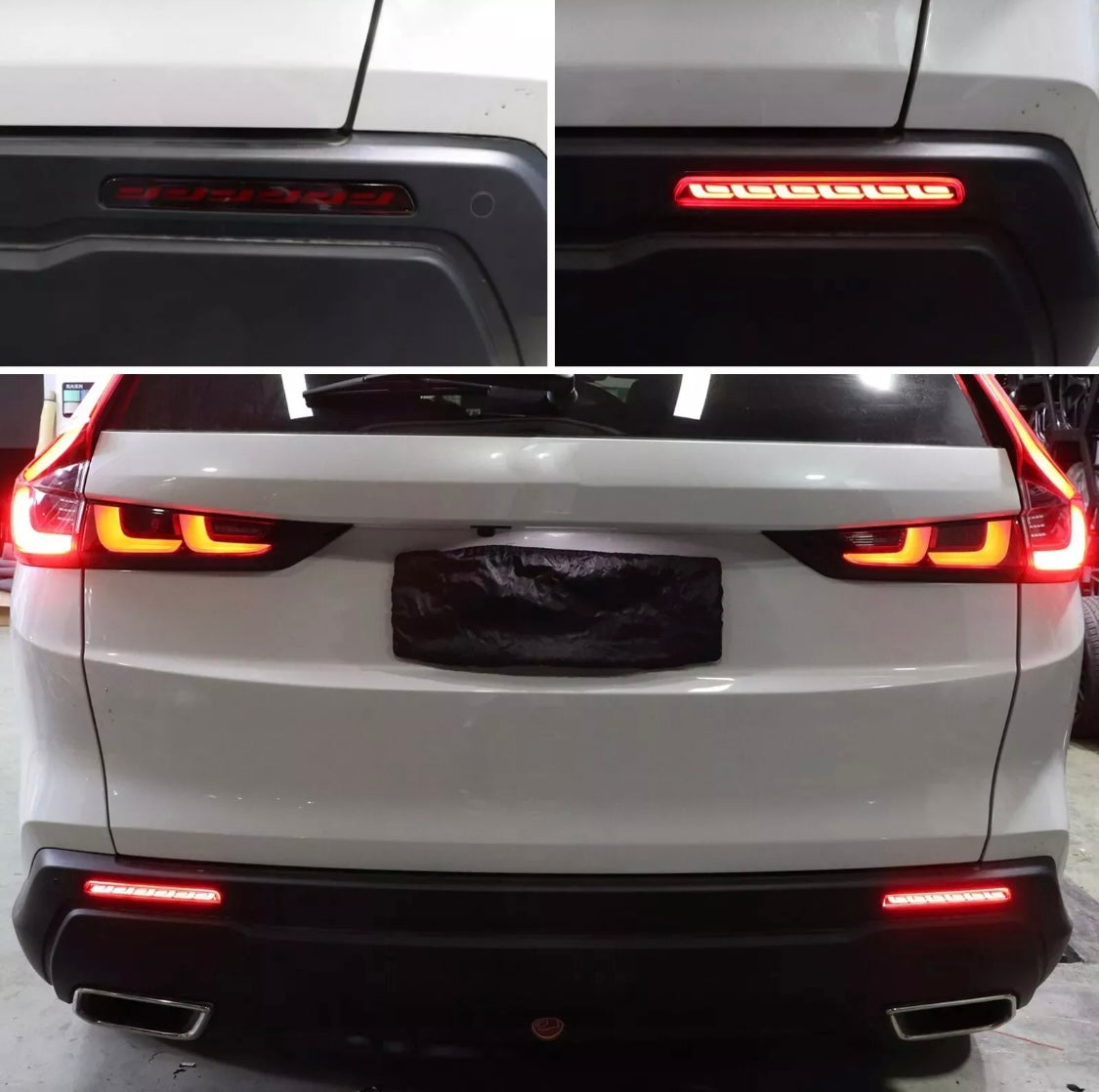 For Honda CR-V CRV 2023-25 Rear Bumper Reflector Brake Fog DRL Indicator Light .