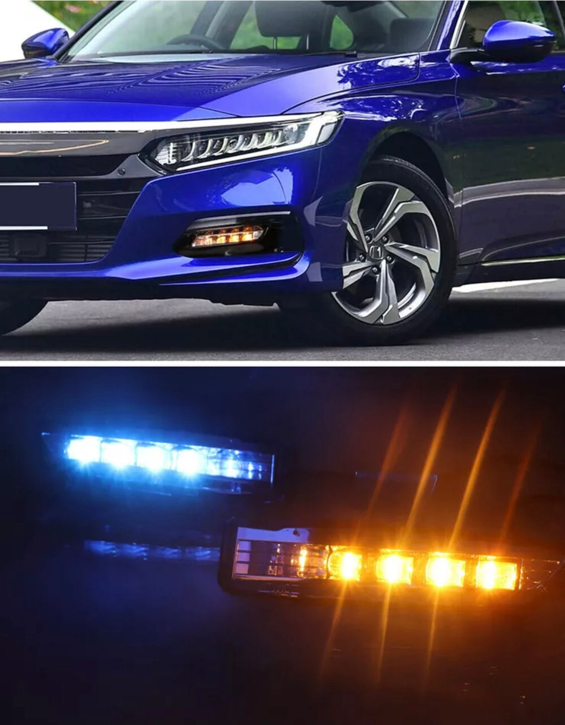 Fog Lamp For Honda Accord 2018-2020 DRL Daytime Running Driving LED Light Front