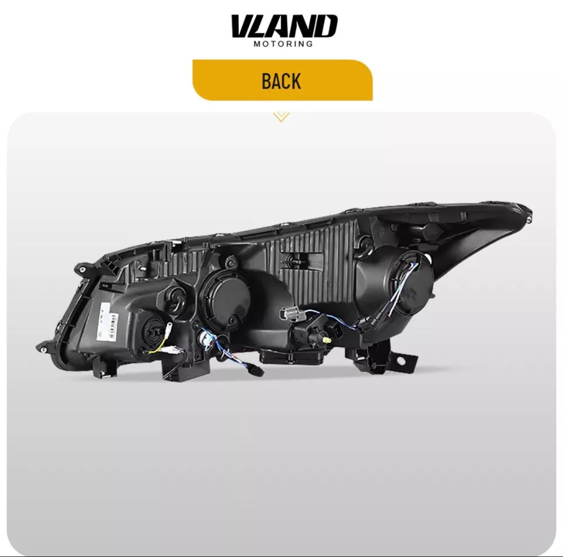 FULL LED Headlights For Honda Accord 8th Gen 2008-2012 Sequential Assembly