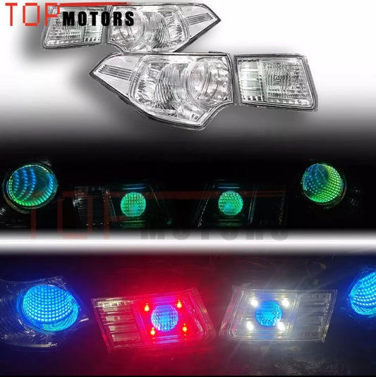 Colorful Clear LED Sequential Blinker Tail Brake Light For Acura TSX 09-14