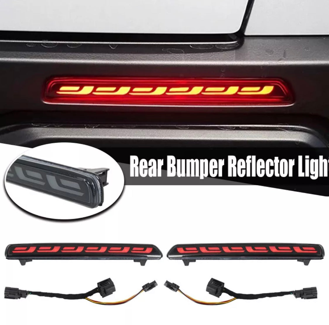For Honda CR-V CRV 2023-25 Rear Bumper Reflector Brake Fog DRL Indicator Light .