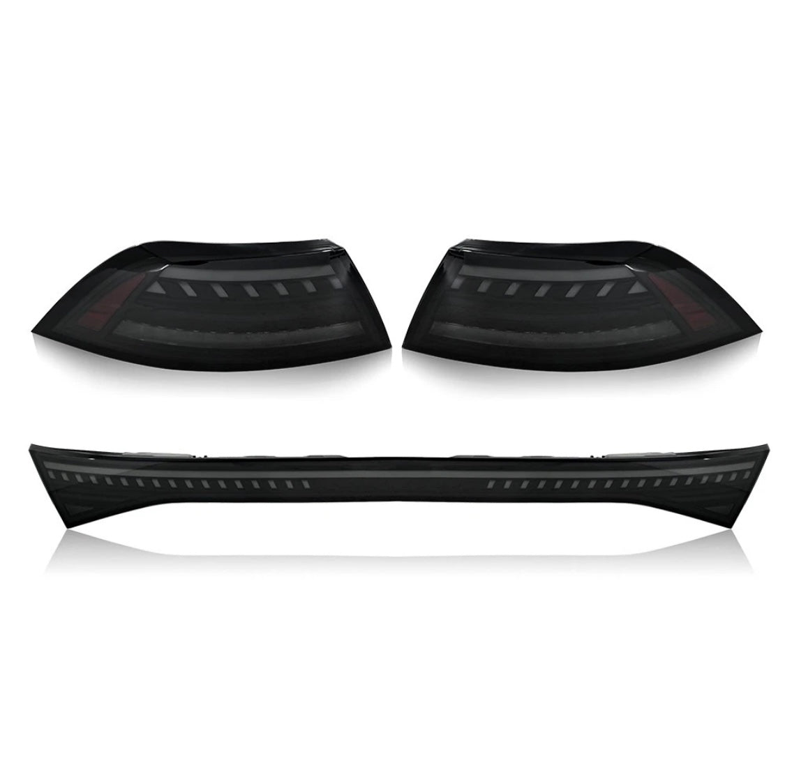 Set of RGB LED taillights + central light for Honda Accord 2023-2025 with sequential turn signals.