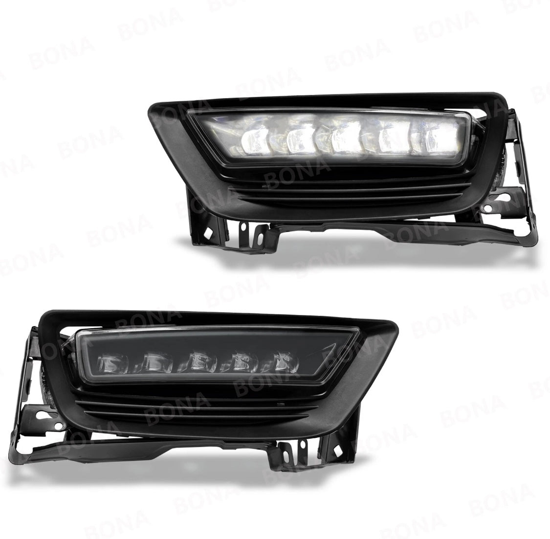 Fog Lights LED Front Bumper Lamps For 2013-2015 Honda Accord 4 DR Sedan+Wiring