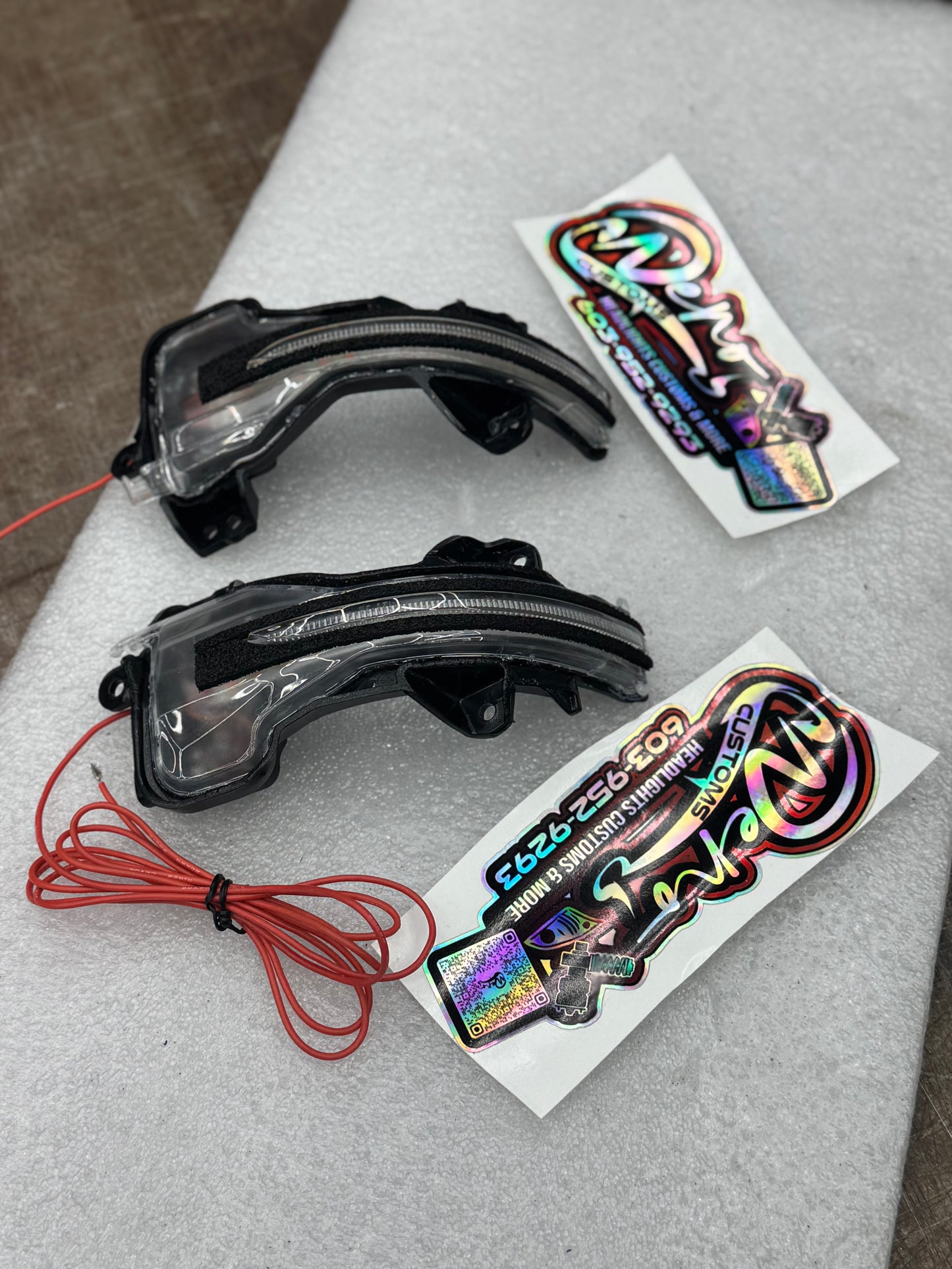 LED Side Mirror Lights Compatible with Honda Accord 2013-2017 and Honda CRV 2012-2022 with Dynamic Turn Signal