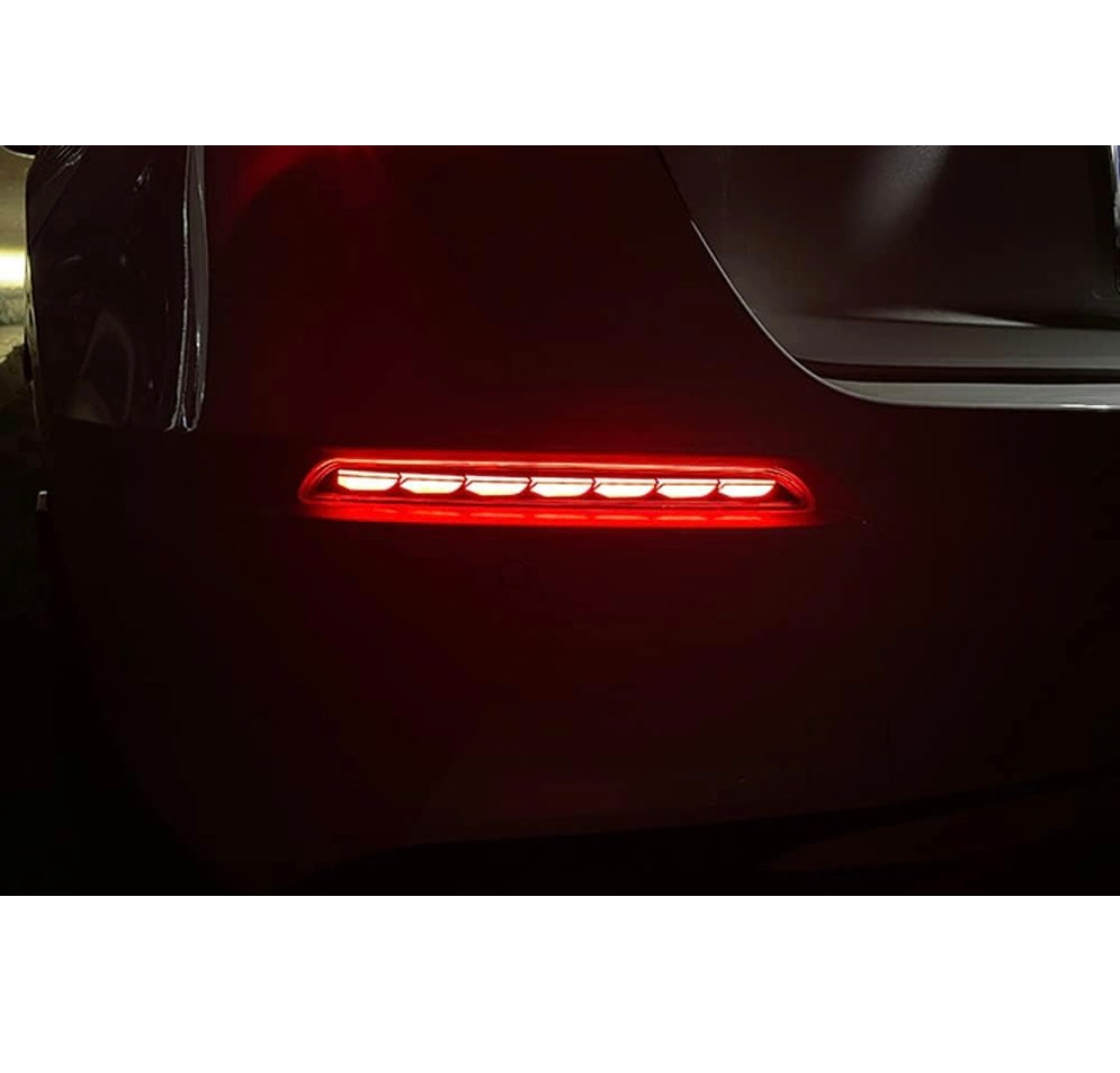 Reflector de parachoques trasero LED completo para reemplazar las luces LED compatibles con Honda Civic Sedan 2022 en adelante, funciona como faros antiniebla traseros, frenos y traseros