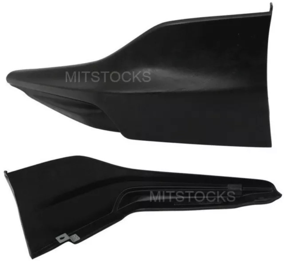 For 16 17 Accord Sedan 4D HFP Style Front + Rear Bumper Lip Splitter Spoiler PU