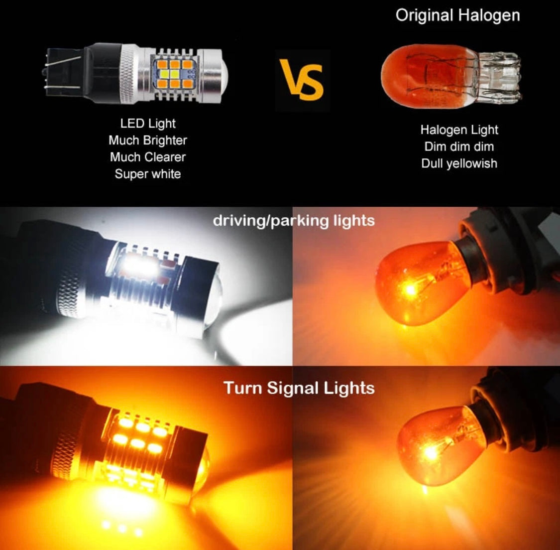 Switchback 28-SMD LED Kit For 2016-2017 Honda Accord as Turn Signal Lights&DRL