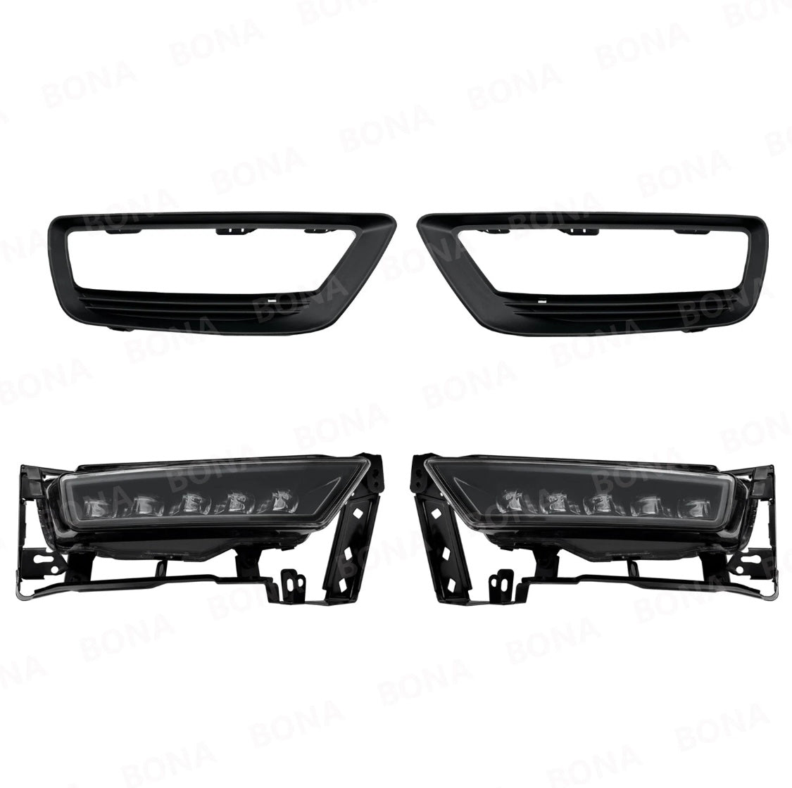Fog Lights LED Front Bumper Lamps For 2013-2015 Honda Accord 4 DR Sedan+Wiring