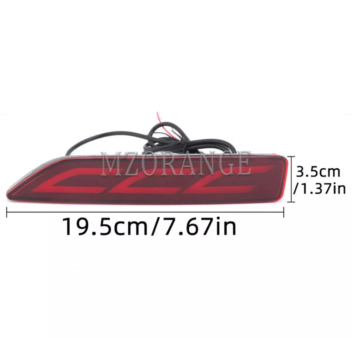 LED Rear Bumper Reflector Light For Honda CRV CR-V 2007-2009 Brake Tail Lamp USA