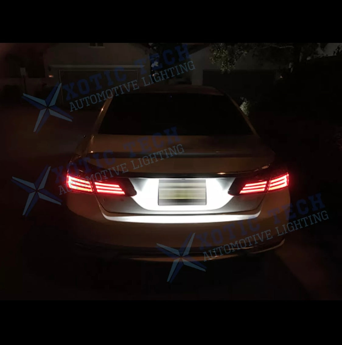 White LED Interior Lights Reverse Package Kit + Tool for Honda Accord 2013-2017